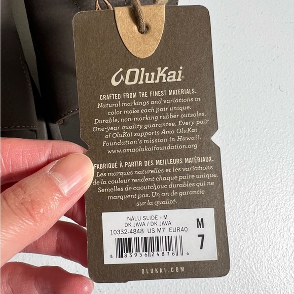 Tommy bahama olukai Nalu brown sandals men 7 - Picture 2 of 4